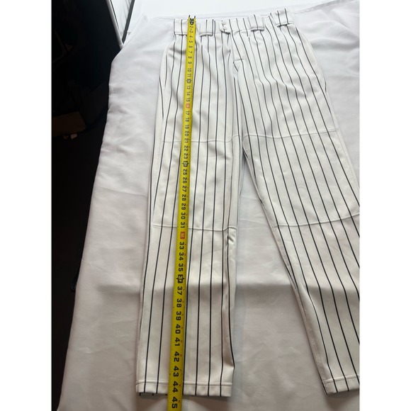 Men's RAWLINGS Athletic Striped Baseball Pants 36/33/2021 Button Front - Picture 7 of 9